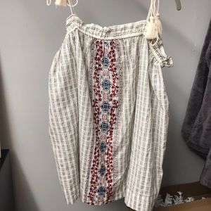 flowy tassel tank top